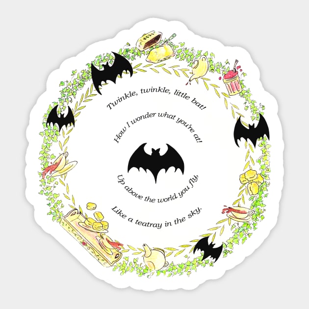 Inspiring quote from Alice in Wonderland for Halloween Sticker by LucyDreams